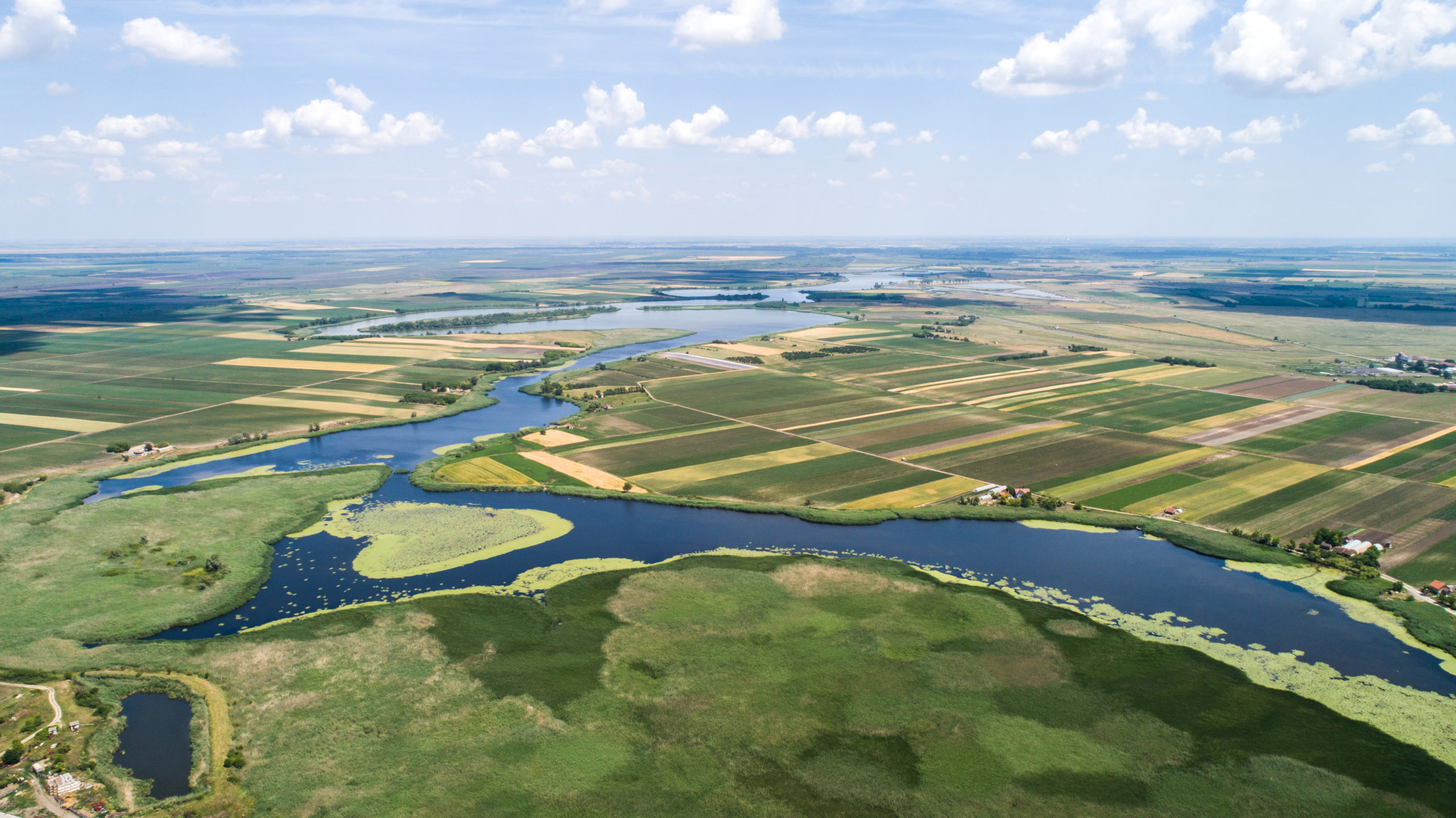 Natural lake with a vast biodiversity.