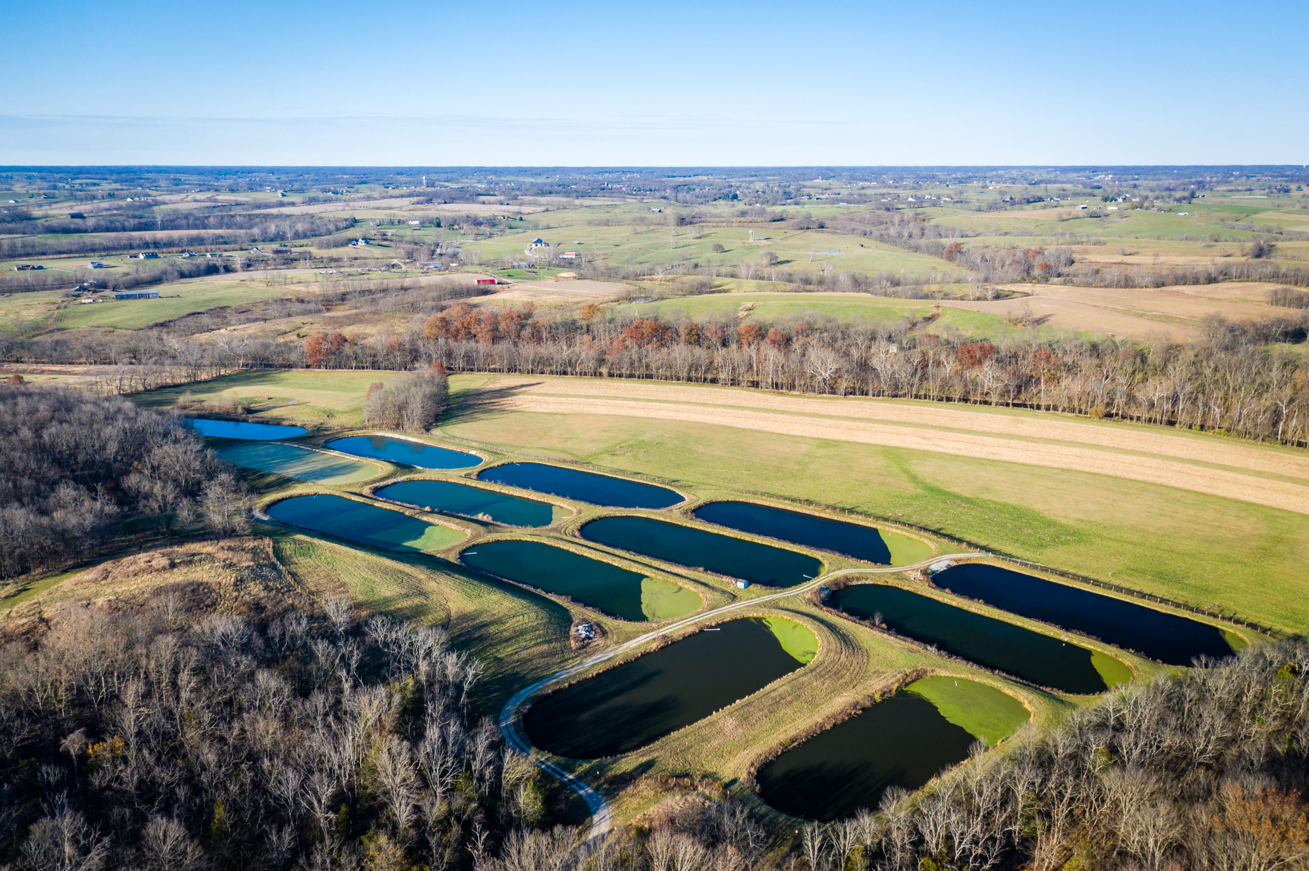 Waste treatment lagoons